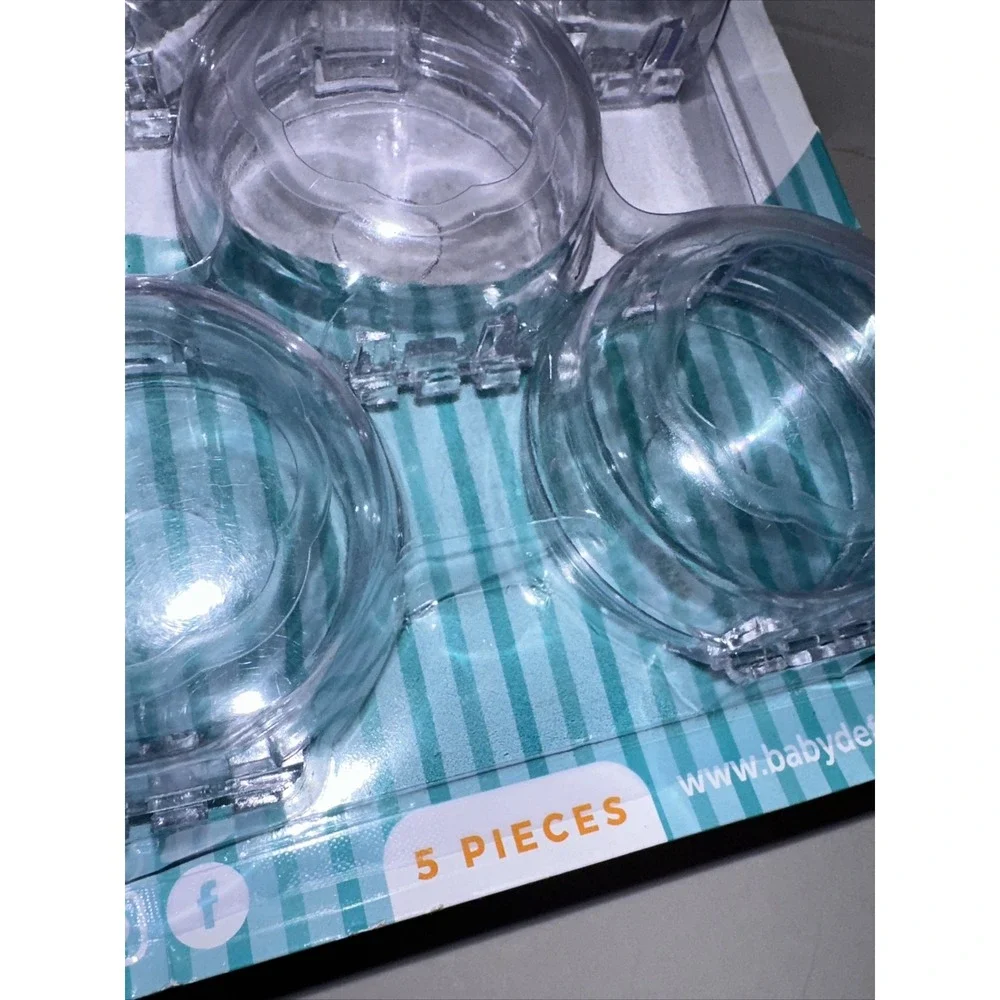 5 Pack Clear Stove Knob Safety Covers - Child Proof Lock for Kids Toddlers Baby